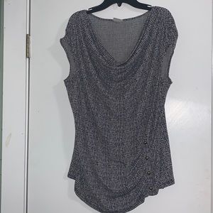 Worthington Stretch cap sleeve top